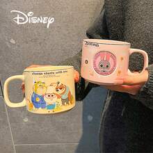 Disney 新款陶瓷马克杯，高品质情侣水杯，居家早餐杯，生日礼物 - 彩色 - 查看 3