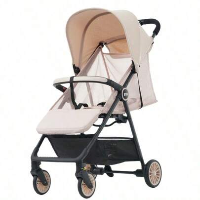 ベビーカー 折りたたみ 超コンパクト 軽量 0~3歳頃 AB兼用 バギー メッシュ4輪 コンパクト リクライニング スタイリッシュ メッシュ シンプル 新生児 赤ちゃん 出産祝い プレゼント ギフト ベビー用品