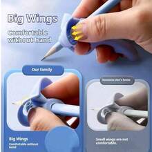 OBOVAY Recommended Pencil Grip, Made Of Soft Material To Facilitate Writing, Can Correct Pencil Holding Posture, Suitable For Most Pencils, Writing Assistance Tool, Suitable As Fun Party Favors - Multicolor - View 7