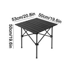 Portable Outdoor Folding Table, Aluminum Alloy Lightweight Table With Storage Bag, Suitable For Camping, BBQ, Picnic, Travel - A - View 13