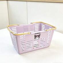 Miniso 三丽鸥 Hangyodon/Hello Kitty/Kuromi/Cinnamoroll/My Melody 迷你手提篮/背包挂篮，可爱生日礼物，PVC材质（1个） - 查看 4