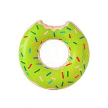 1pc Creative Donut Shaped Inflatable Swimming Ring, Summer Swimming Pool And Beach Floats, Party Decor, Adult Vacation Swimming Leisure Sofa, Perfect Summer Gift - Multicolor - View 15