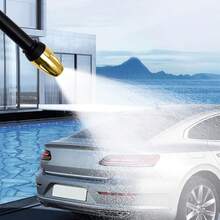 高压花园软管、可伸缩洗车软管、软水管、洗车水枪、喷嘴、花园浇水软管、草坪洒水软管、清洁水管 - B - 查看 8