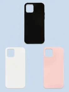 3件裝經典亮面糖果色果凍手機殼，相容 Apple 17、AIR、17PRO、17PROMAX、16promax、16E、17E、14/13、12、11 Pro Max、XS Max、X、XR、8、7、6S、Plus、Mini、GalaxyA13 5G S21 FE5G A15 A21S A34 A12 S21 S25 S26 及其他機型，防震手機殼，適合作為女友、男友或自己的生日禮物 - 彩色 - 查看 55