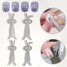 5 món dụng cụ tạo hình móng mắt mèo đa năng, dụng cụ vẽ móng nghệ thuật mắt mèo 3D, dụng cụ thiết kế móng, phụ kiện làm móng nghệ thuật - Nhiều màu - Xem 3