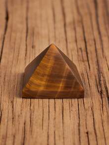 1pc Natural Crystal Pyramid Decor, Home Decoration, Meditation & Healing Crystal Pyramid - 2.8-3.2cm Pyramid - View 26