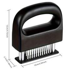 48-Needle Metal Premium Meat Tenderizer, Cooking Tool For Chefs And Home Cooks - Multicolor - View 3