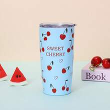 1 bình giữ nhiệt 600ml màu đỏ hiệu Tulip, giữ nhiệt đồ uống nóng/lạnh, bình nước du lịch & ngoài trời, cốc đáy phẳng có nắp, cốc cà phê cắm trại, bình giữ nhiệt chân không, quà tặng tựu trường, ngày lễ & sinh nhật (không kèm ống hút) - Nhiều màu - Xem 15