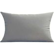 1 buah Sarung Bantal Lempar Tahan Air untuk Luar Ruangan, Sarung Bantal Persegi Dekoratif untuk Teras dan Sofa - Light Grey - View 12