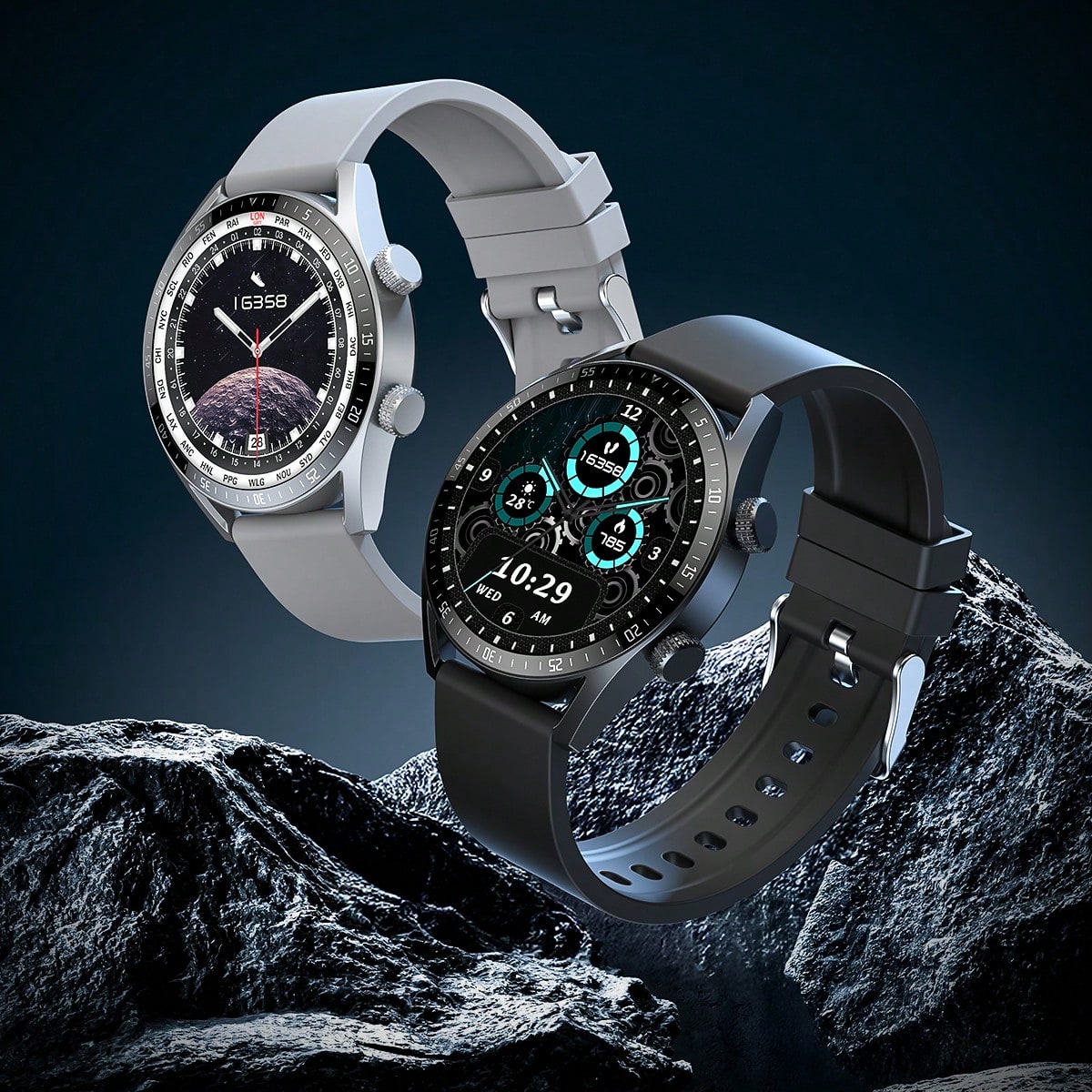 Zinc Alloy Multi-Function Smart Watch, Supports Wireless Calling, Music Playback, Photography, Message Receiving, Suitable For Sports, Business And Casual Wear, Great Gift For Family, Friends And Couples, Compatible With Android And IOS
