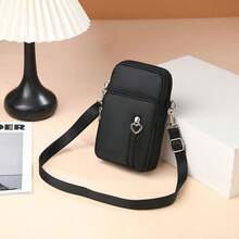 Nylon Crossbody Bag, Small Phone Shoulder Bag, Outdoor Sports Arm Bag, Unisex Messenger Bag, Adjustable Shoulder & Wrist Strap - Multicolor - View 6