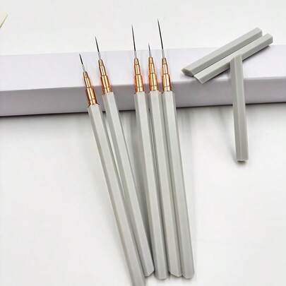 新款细头多角度勾线笔套装，美甲绘画入门工具