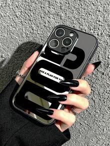 黑色「God」標語圖案印花鏡面壓克力防震手機殼，適用於 iPhone 13/11/17/17pro/16/14/15/15pro/15 Plus/15 Promax/13pro/14pro/12mini/13mini/11promax/12promax/13promax/14promax/14plus/17pro Max/17Air/6/6s Plus/7/8/16Pro/16plus/16promax/17promax 以及 Galaxy/A54/A14/A12/A13/A15/A32/A33/A24/A52S/S20/S21/S22/S23/S24/S23Plus/S24ultra/S25/A15/A33/A23 - 彩色 - 查看 5