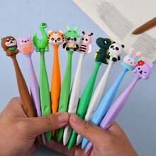 OBOVAY 1pc-Cartoon Bendable Eraser, Animal And Dinosaur Shaped Eraser, Multicolor Soft Eraser, Suitable For Students, Stationery Enthusiasts And Office Personnel, Student Supplies, Campus Stationery Small Gifts, Back To School Supplies, Also A Perfect Creative Gift For Stationery Enthusiasts, Back To School Stationery, Learning Supplies, Office, School Use, Drawing Tools, Office Supplies - Animal Series - View 3