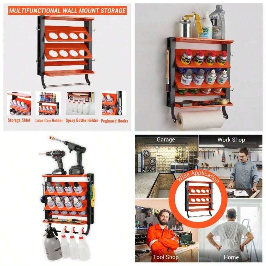 Garage Storage Racks - Spray Can Rack - View 1