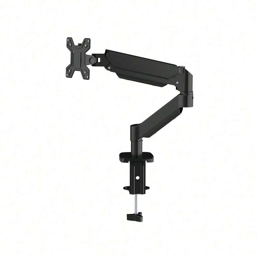 Luminpool Single Monitor Arm Desk Mount For 17" To 32" Screen, Maximum Load Capacity 10KG Full Motion Articulating, Clamp And Grommet Base - View 1