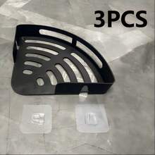 三角形转角浴室置物架，室内淋浴架，浴室壁挂式洗发水架，厨房浴室收纳盒，淋浴篮，节省空间转角置物架 - 耐用壁挂式浴室洗发水、沐浴露和化妆品收纳架 - 安装简便，防滑设计，浴室配件 - 彩色 - 查看 12