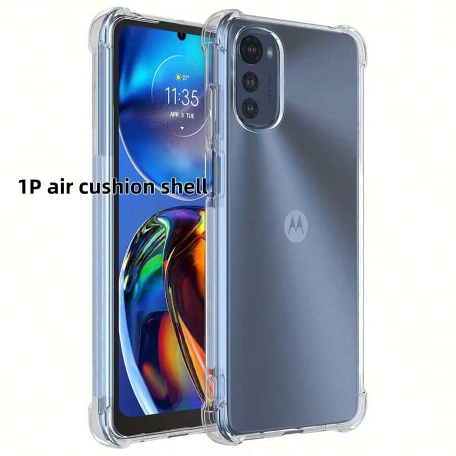Ốp lưng đệm khí trong suốt 1P, phù hợp với các dòng điện thoại như Moto G86/ Edge 60 Fusion/ Edge 60/G55/G53/ 10/Pixel 10 Pro/Pixel 9/Pixel 8 Pro, v.v. Có khả năng chống sốc và chống rơi, với các tính năng như ốp lưng, vỏ điện thoại, ốp bảo vệ điện thoại. - Trong sáng - Xem 1