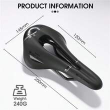 WEST BIKING Bike Saddle MTB Road Bicycle Seat Hollow Breathable Soft Cushion Bike Accessories PU Waterproof Cycling Saddle - Multicolor - View 5