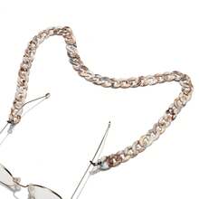 1pc Acrylic Eyeglasses Chain, Elegant & Fashionable, Anti-Slip Glasses Chain For Women - Multicolor - View 3