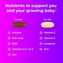 ONE A DAY Men's & Women's Pre-Pregnancy Multivitamin Softgel Including Vitamins A, Vitamin C, Vitamin D, B6, B12, Folic Acid & More, 30+30 Count, Supplement For Before, During, And Postnatal - 60 cái (Gói 1) - Xem 3