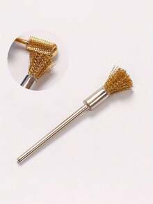 2 件装指甲抛光头清洁刷，铜丝抛光轮，除锈抛光头，电动抛光碗形清洁刷 - 彩色 - 查看 4