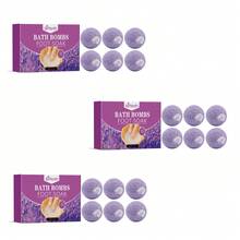 Ximonth Set De Bolas De Sal De Baño Con Lavanda, Para Pies, Refresca Los Pies, Reduce Olores, Alivia Tensión Muscular, Hidrata Intensamente, Textura Suave, Uso Cómodo, Para Cuidado Diario - Lavanda - Ver 11