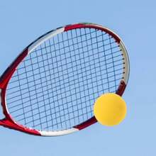 4Pcs Ig Elastic Rebound Training Balls 2.16In Small Rubr  Balls  Squas Racket Practice And Reaction Training - As Pic - View 4