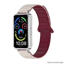 Magnetic Two-Tone Silicone Strap Compatible With Huawei Watch Band 11/11NFC Rectangular-Shaped Magnetic Silicone Strap Compatible With Huawei Band 11Pro - 11/11pro - View 12