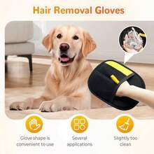 1/2 chiếc găng tay loại bỏ lông rụng cho thú cưng, găng tay chăm sóc lông thú cưng hiệu quả cao được nâng cấp năm 2025, có thể tái sử dụng, thích hợp cho đồ nội thất, thảm, ghế xe hơi, chải chuốt thú cưng. - Nhiều màu - Xem 11