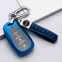 Funda para llavero de coche Chevrolet. Estuche de soporte de llave de TPU de alta gama con llavero, adecuado para llave inteligente Chevrolet, protección de moda para la llave de Chevrolet. - Con llavero - Ver 9
