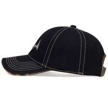 1 pieza Gorra de béisbol con bordado de espiga para hombres, sombrero de estilo casual para primavera/otoño, uso al aire libre, viajes, playa, verano, vacaciones - Multicolor - Ver 8