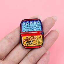 Lapel Enamel Pins And Brooches Badge Pins For Backpacks Bags Backpack Cool Decoration Friend For Gifts - Multicolor - View 7