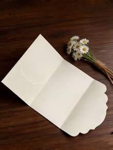 25张三折信封式婚礼邀请函，三折口袋式婚礼邀请函信封，简约邀请函信封，适用于订婚、15岁生日、洗礼、DIY邀请函，5*7英寸邀请函，口袋式邀请函，定制邀请函，圣诞贺卡 - 彩色 - 查看 5