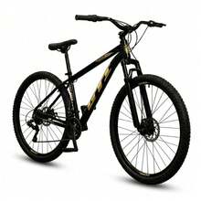 GTI Roma 29-Inch Wheel Bicycle, 21 Speeds, Aluminum Frame, Disc Brakes, Grip Shift, Internal MTB Design. - 金色 - 查看 1