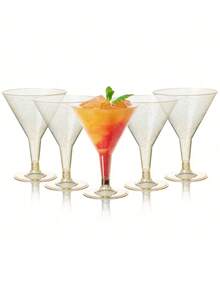 Ly Champagne/Martini tái sử dụng không vỡ dung tích 6.3oz, thích hợp cho đám cưới, sinh nhật, Ngày Valentine, Ngày của Mẹ, Năm mới và các dịp khác. - Nhiều màu - Xem 3