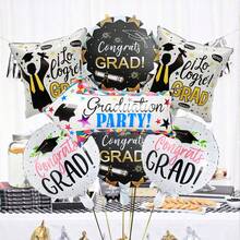 8pcs Graduation Balloon Set, Includes Graduation Arrow, 18-Inch Round Foil Balloons, Suitable For Graduation Party, Happy Graduation 2026, Celebration, Campus Activities, Classroom Decor, Class Graduation Decor, Kindergarten, Primary, High School, University Graduation Ceremony - Multicolor - View 3