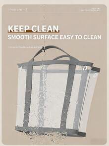 1 giỏ đựng đồ giặt gấp gọn, màu xám/xanh lá/hồng/be, giỏ đựng đồ chơi gia đình, giỏ đựng đồ treo tường phòng tắm, chống thấm nước và bền bỉ, thiết kế nhiều tầng, giúp tiết kiệm không gian nhà cửa. - Nhiều màu - Xem 10