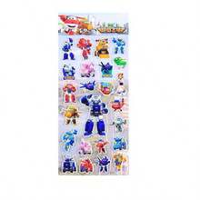 Super Wings Cartoon Bubble Stickers, 3D Sticker Decals, Children's Toys, Cute Gift For Boys - Multicolor - View 7