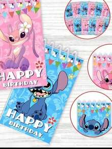 Bộ 10 cuốn sổ tay Stitch Planner, sổ nhật ký mini chất lượng cao, quà tặng sinh nhật, sổ phác thảo, sổ vẽ 16K, sổ phác thảo bìa cứng. - Bộ - Xem 5