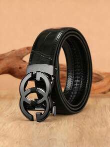 1 Chiếc Thắt Lưng Nam Hợp Kim Chữ Cái Mới 2026, Mặt Dây Chó Đa Chức Năng, Khóa Tự Động, Công Nghệ Dập Nổi, Thời Trang Cao Cấp, Phong Cách Sang Trọng Nhẹ nhàng, Cảm Giác Cao Cấp, Thắt Lưng Khóa Tự Động Dành Cho Giới Trẻ. - Nhiều màu - Xem 6