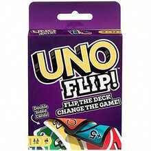 Mattel UNO NO MERCY 特別版卡牌遊戲，派對破冰首選，適合青少年與玩家的競爭趣味遊戲，遊戲玩家禮物，生日、聖誕、萬聖節送禮佳品 - 彩色 - 查看 10