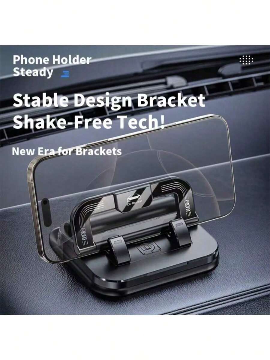 1 cái Giá đỡ điện thoại kiểu dáng mới năm 2025, Giá đỡ điện thoại trên ô tô, Giá đỡ điện thoại gắn trên bảng điều khiển kèm giá đỡ biển số.
