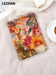 1 chiếc ốp bảo vệ máy tính bảng in họa tiết hoa hổ cổ điển, tương thích với iPad 10.2", Pro 11" 2021/2020/thế hệ thứ 10, Mini 4/5/6, Galaxy Tab A8 10.5" 2022, Matepad 10.4"/Tab, có khe cắm bút cảm ứng, chống rơi, kiêm giá đỡ máy tính bảng. - Nhiều màu - Xem 3