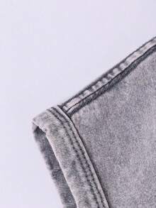 Disney Vintage Washed  Stitch Multi-Style Print Sleeveless Tank Top - 灰色 - 查看 5