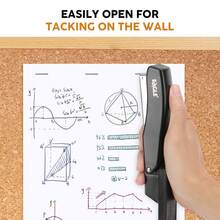 Eagle Grapadora de escritorio con 1000 grapas 24/6 y quitagrapas, puede grapar hasta 10 hojas, grapado continuo, apta para oficina y hogar, color negro - Conjuntos - Ver 5
