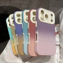 New Gradient Pink Phone Case Suitable For IPhone 17 Pro Max/16 Pro Max/15 Pro Max/14 Pro Max/17 Pro/17/16 Pro/16/15 Pro/15/14/13, Full Coverage Anti-Drop - Pink Gradient - View 9