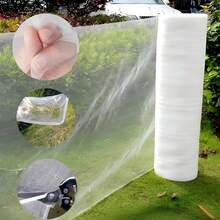 1 Pack Polyethylene Anti-Insect Net, Easy To Cut, Transparent Mesh, Fruit Covering Protection Net, Greenhouse Plant Protection Net, Greenhouse Anti-Insect Net, Plant And Fruit Protection Film - A - View 6