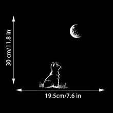 Boutique Clothing1 Parche de Transferencia Térmica de PVC con Diseño de Gato y Luna - Lavable y duradero, perfecto para camisetas, jeans y mochilas personalizadas - Camiseta de Manga Corta de Algodón Suelto Unisex Estilo Vintage Urbano con Cuello Redondo - Negro - Ver 1