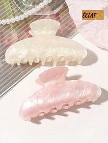 2pcs Set Minimalist Exquisite Vintage Half Circle Hair Claw Warm Beige And Pink Marble Pattern Sweet For Tea Party Decoration Claw Clips Hair Clips Hair Jaw Clip Hair Clamps Hair Clutch Hair Catcher Clip School Stuff College Fall Winter Hair Accessories F DRW1 - Nhiều màu 12 - Xem 1